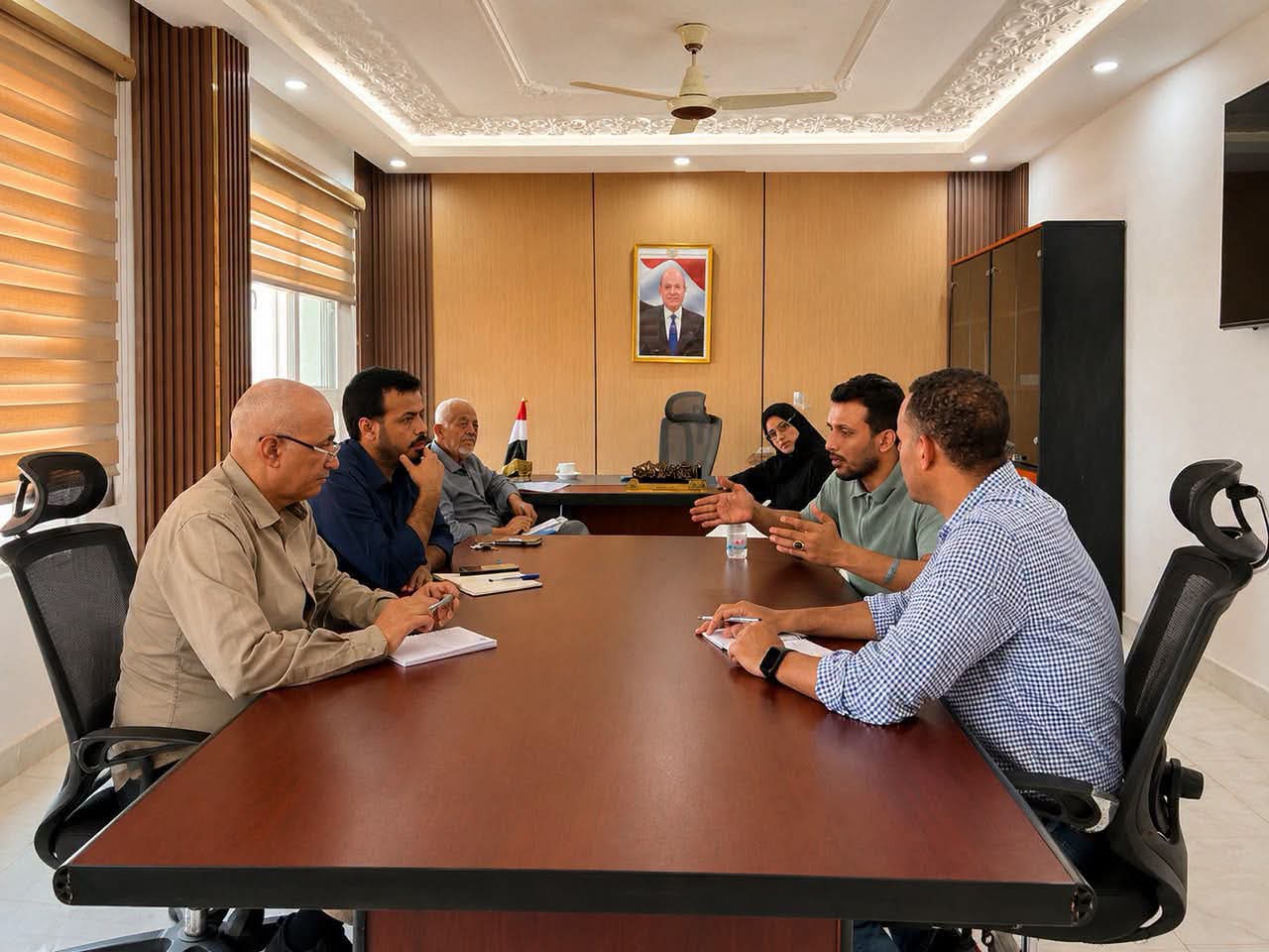 الشرجبي يبحث مع منظمة الإغاثة الدولية أولويات مشاريع المياه والصرف الصحي وتعزيز الشراكة 1