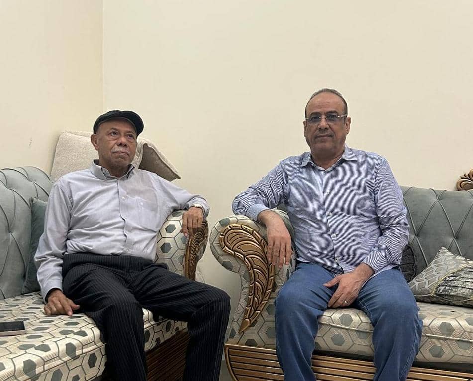الميسري يستقبل رئيس مجلس شبوة الوطني العام، اللواء علي منصور بن رشيد 1