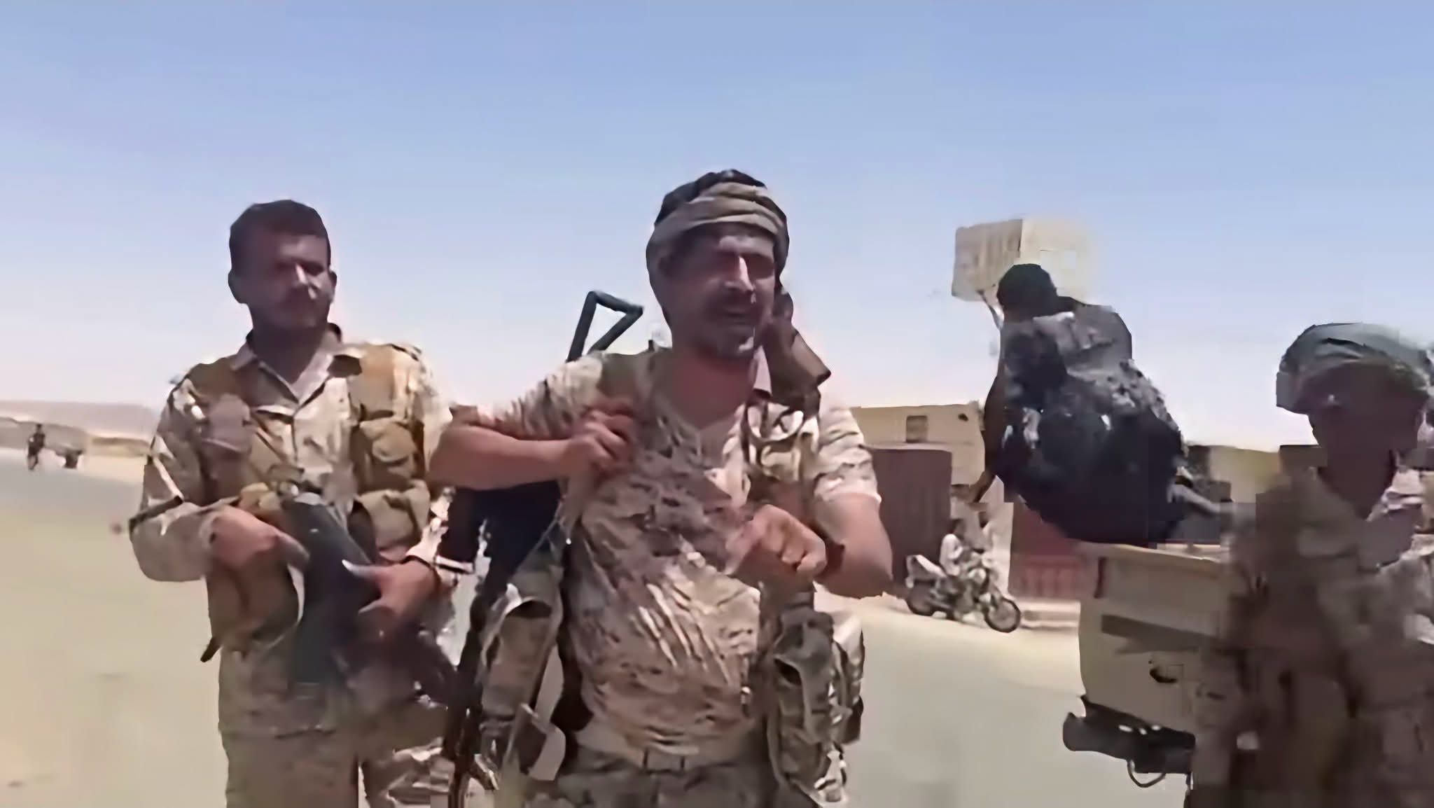عاجل.. قائد اللواء الثالث طوارئ يظهر من قلب سوق اليتمة في الجوف 1