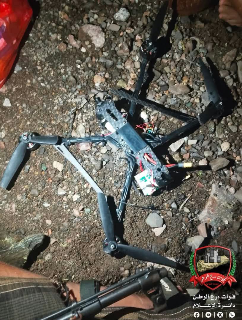 درع الوطن تعلن إسقاط خمس طائرات مسيّرة في جبهة الوازعية بتعز 1