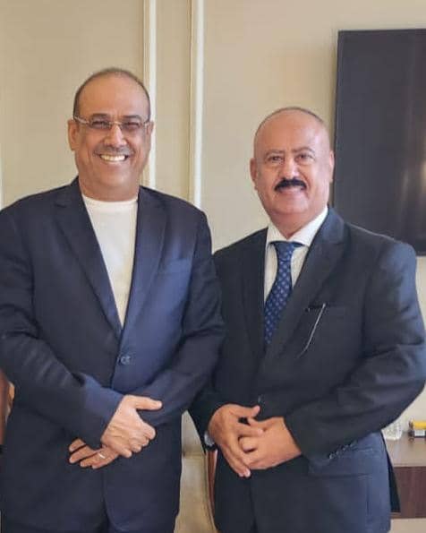 الميسري يستقبل وزير النقل محسن علي حيدره العمري 1