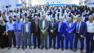 كلية الطب بجامعة عدن تستقبل طلابها المستجدين 2