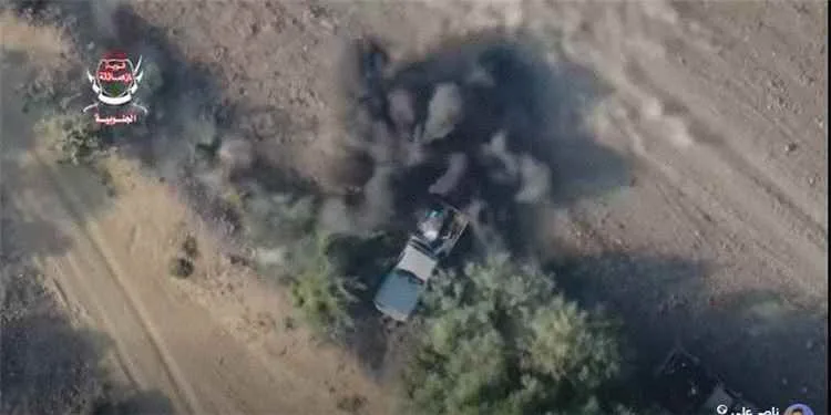 صقور العمالقة الجنوبية تستهدف تجمعات حوثية في جبهة المضاربة بلحج 1
