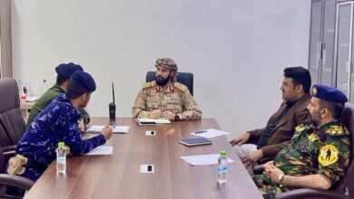 محافظ أبين يشدد على رفع الجاهزية الأمنية وتعزيز التنسيق بين مختلف التشكيلات الأمنية 3