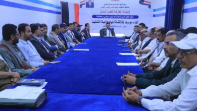 محافظ ريمة يترأس لقاءً موسعاً للجان التعبئة العامة والنفير الوطني لمناقشة مهامها وآلية إسناد عملية فجر اليمن 4