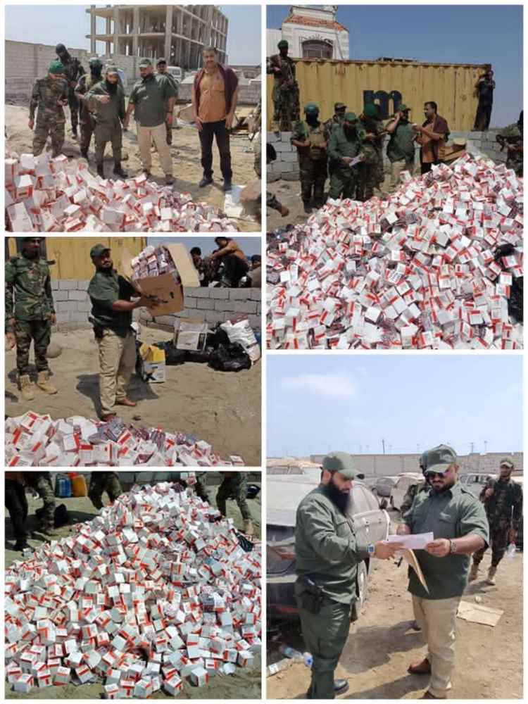 بتوجيهات النائب العام.. النيابة العامة في عدن تتلف أكثر من 855 ألف كبسولة بريجابالين 1
