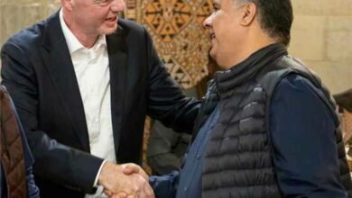 العيسي يلتقي رئيس الفيفا على هامش مهرجان كأس العالم للمواهب في أذربيجان 2