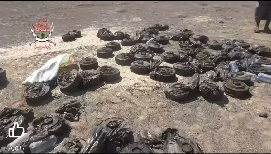 العمالقة تواصل نزع مئات الألغام الحوثية في مديرية ذوباب غربي تعز 1